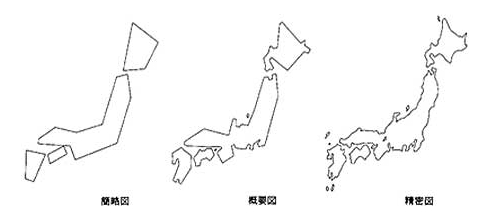 単純化地図