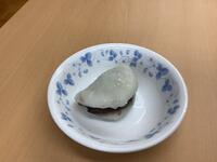 できあがったかしわ餅の画像
