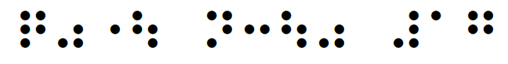 墨点字で「点字通信１７」