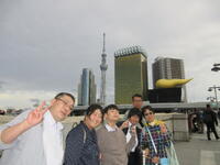 浅草での記念撮影