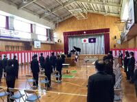 高等部普通科卒業証書授与式・専攻科修了証書授与式の会場の様子