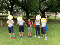 聾学校の友達と「はいチーズ！」