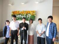 ホテル　２連泊したhotel it大阪新町にて記念撮影