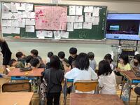 お楽しみ会で踊りを披露してくれた様子
